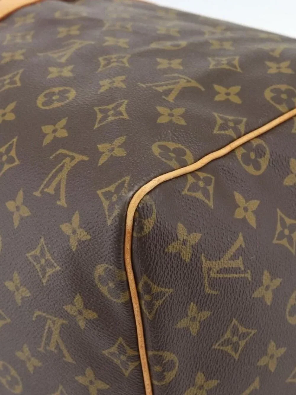 LOUIS VUITTON Monogram Keepall 55 Boston Bag M41424 LV Auth 187801A